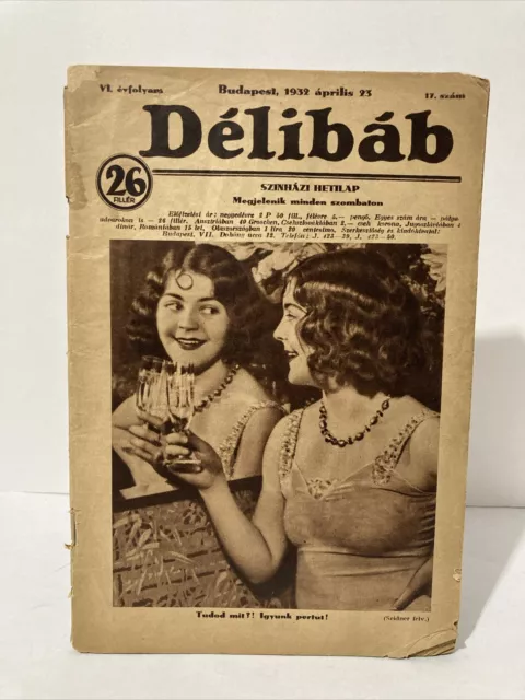 1932 DELIBAB MAGAZINE (Apr. 23), Lilian Harvey, Norma Shearer ...