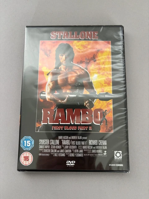 RAMBO FIRST BLOOD Part II DVD Sylvester Stallone Brand New & Factory ...