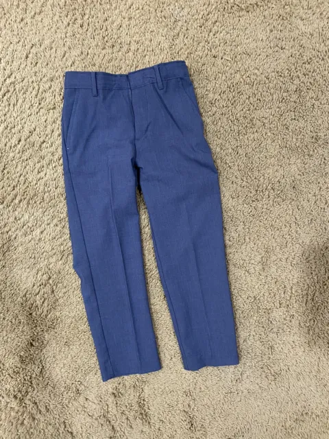 Van Heusen Boys Blue Suit Pants Size 5 Regular