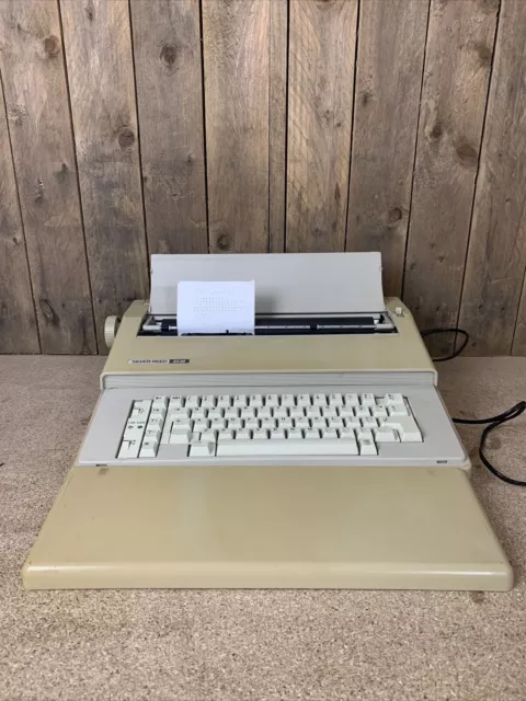 vintage Silver Reed EZ 20  Electronic Compact Typewriter Working ASMR