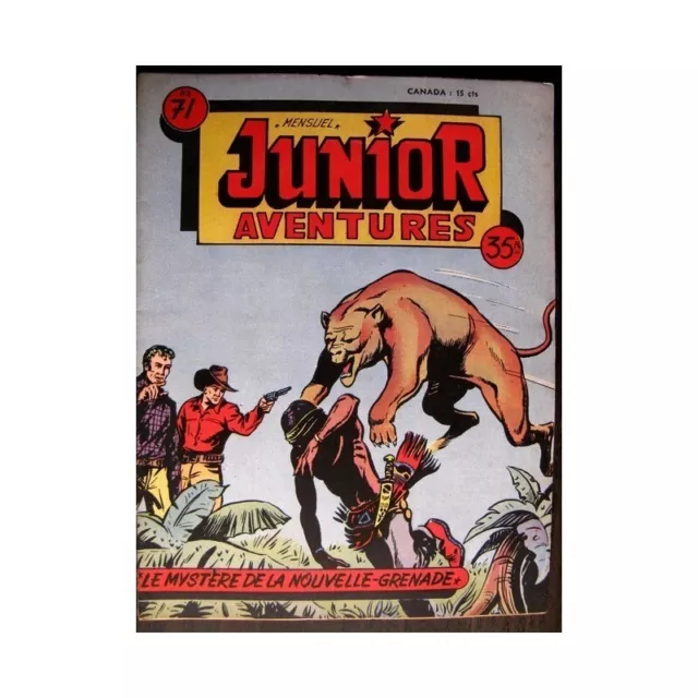 JUNIOR AVENTURES N°71 LE MYSTERE DE LA NOUVELLE GRENADE (Editions des Rempart...