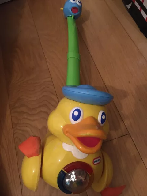 LITTLE TIKES QUACK and Walk Musical Push Along Duck Toy 1.00 PicClick UK