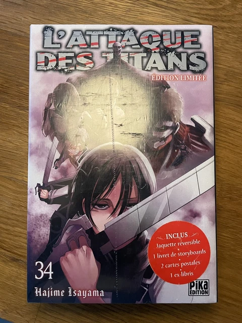 L’attaque Des Titans - Tome 34 - Edition Limitée - SNK T34 Collector - Neuf Fr