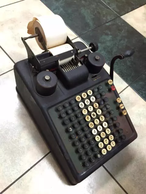 Vintage Burroughs Portable Adding Machine