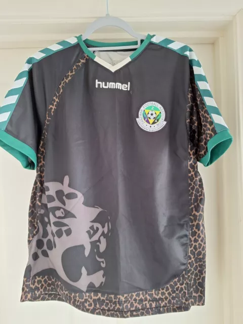 Zanzibar Football Shirt And Shorts Adults Medium Hummel