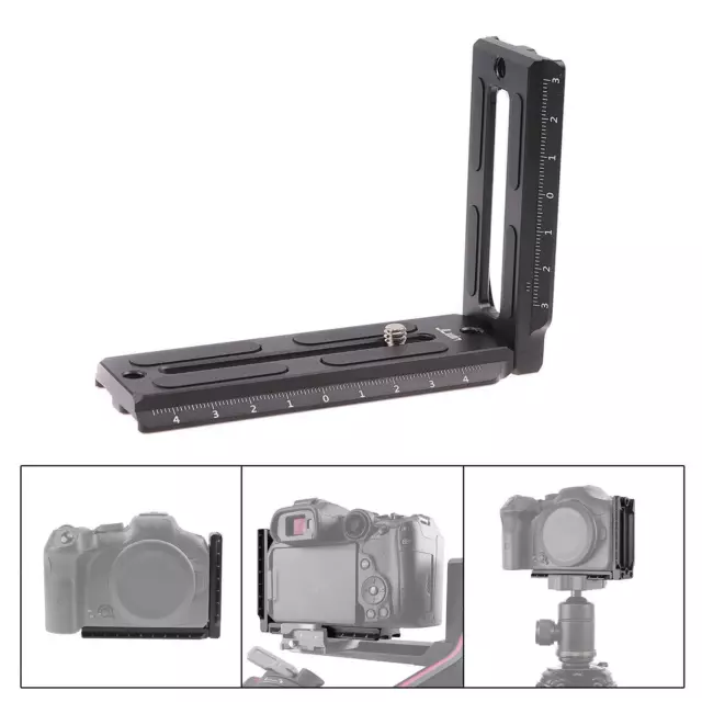 Universal L Plate Bracket Detachable Design Aluminium Alloy Multipurpose for