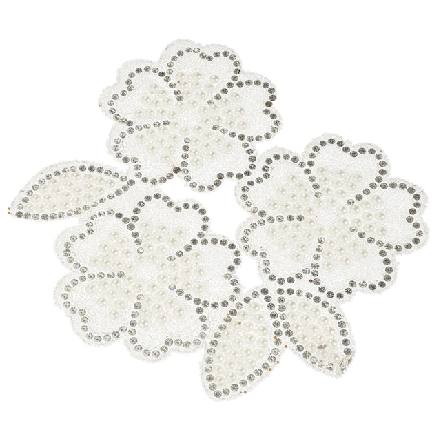Toppa Patch termoadesive Fiore Fiori Applicazioni Ricamate