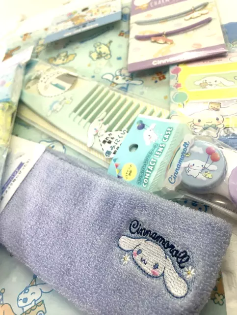 Sanrio Cinnamoroll 7 sets drawstring bag hair band pouch contact case etc