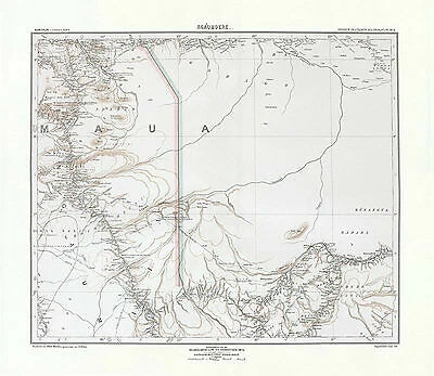 Kamerun - Ngaumdere Ngaoundere Kolonialgebiet Schutzgebiet Kolonialatlas 37