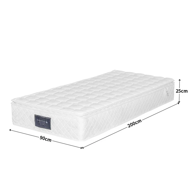 Hotelqualität Topper Matratzenauflage Hotelqualität 10 Cm Dick – Atmungsaktiv, In Weiß, Grau Oder Blau, Alle Größen Matratzen Topper 90x200 Weich