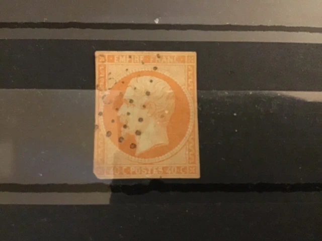 Lot 35 timbre de France type Napoleon III n°16 obl losange petits chiffres