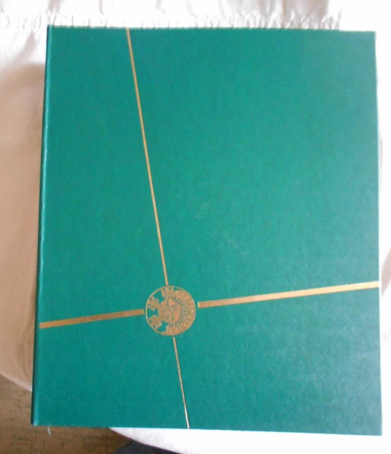 Classeur album a vis VIDE pour timbres, Yvert et Tellier N15 vert, 60 pages