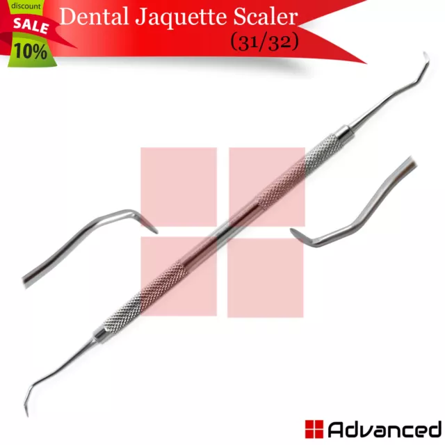 Jaquette Scaler 31/32 Dental Anterior Towner Tartar Plaque Remover Scaler