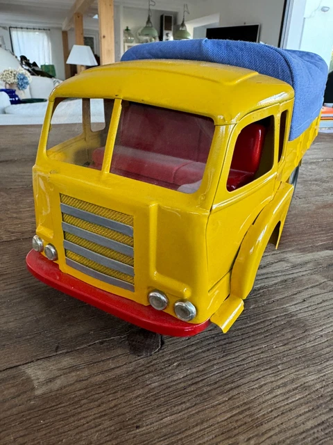 CIJ RENAULT SAVIEM Jl20 Camion Mecanique A Ridelles Bache Et Remorque 56 Cm 9/24 EUR 390,00 - FR