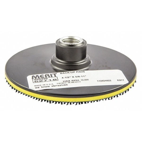 ZORO SELECT Backup Pad, 4-1/2" dia., 10,000 Max. RPM 05539562718