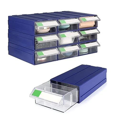 Laugh Cat 9pcs Sewing Craft Storage Box Hardware Craft Drawer Storage Cabinet...