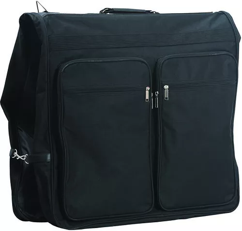 48" Black Suit Dress Garment Storage Rip Resistant Luggage Clothes Bag Suitcase