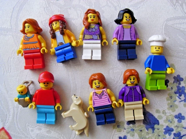 lego city lot de 8  figurines