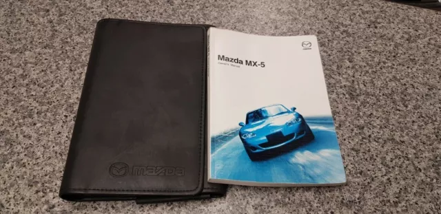 Mazda Mx5 Mk2.5 2001 - 2005 - Used Owners Hand Book / Manual / Handbook + Wallet