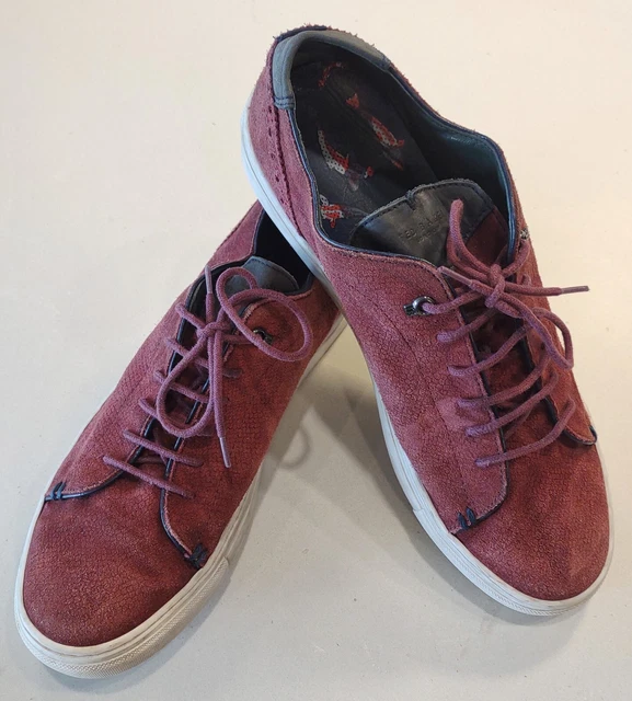 TED BAKER LONDON Duuke Mens Leather Lace Up Low Top Sneakers US 9