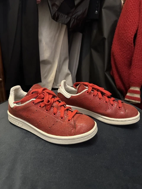 BASKETS STAN SMITH rouge adidas pointure 36 EUR 9 00 PicClick FR