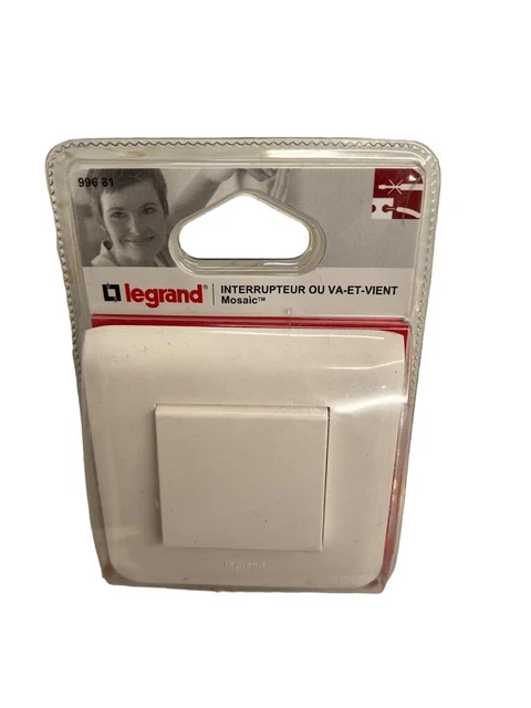 LEGRAND MOSAIC 45 double interrupteur va et vient 74001 & 74002