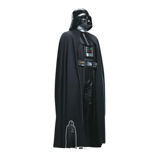 Star Wars Figura De Cartón Darth Vader A Tamaño Real Escala 1:1 Nuevo Precintado