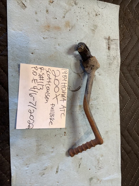 1984 Honda ATC 200 X kickstarter kickstart kick start lever