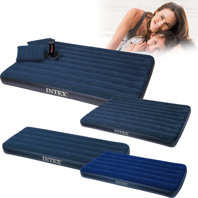INTEX LUFTBETT GÄSTEBETT Bett Reisbett Campingbett Luftmatratze Pumpe ...