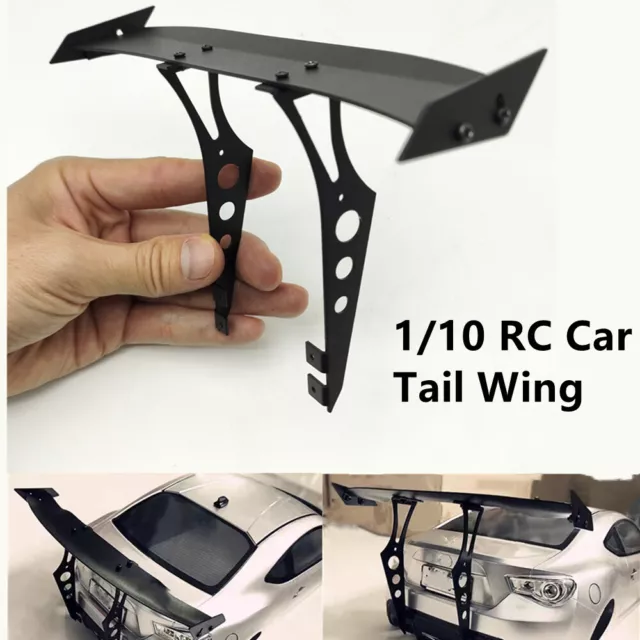 Aluminum Tail Wing Rear Spoiler for Tamiya HSP HPI 1/10 RC On Road Drift Racing