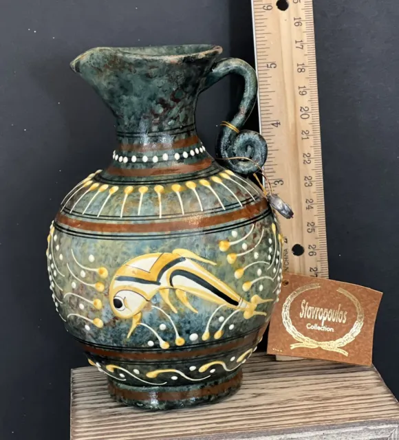 Stavropoulos Collection Greek Vase Replica Hand Made