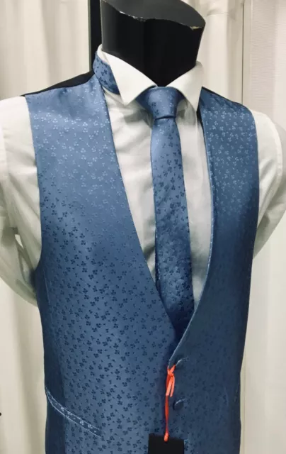 Gilet Uomo Carlo Pignatelli Elegante Panciotto Cerimona Invitato Sposo Waistcoat