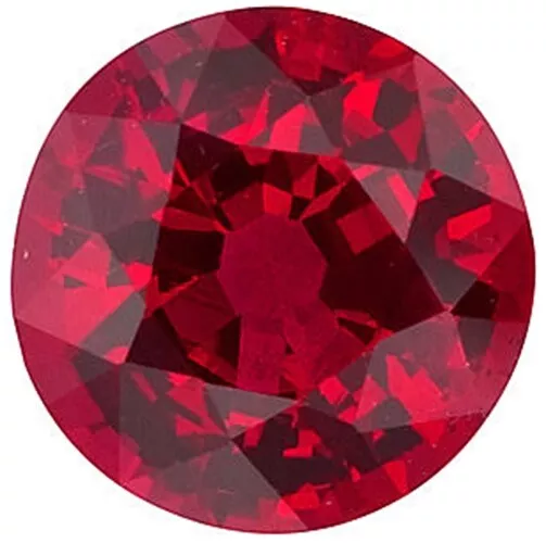 Natural Extra Fine Rich Vivid Red Ruby - Round - AAA