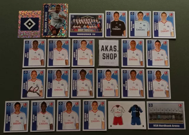 Hamburger SV Team Set 23 Sticker Topps Fussball Bundesliga 2009/ 2010 09/ 10 Lot