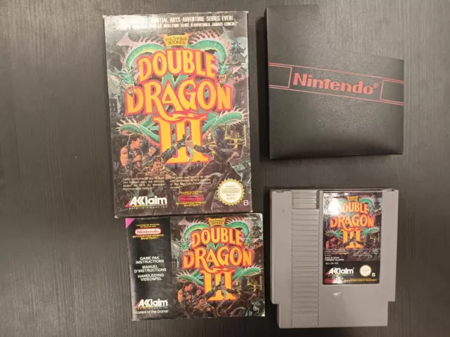 Double dragon III 3 the sacred stones Nintendo Nes en boite complet avec notice