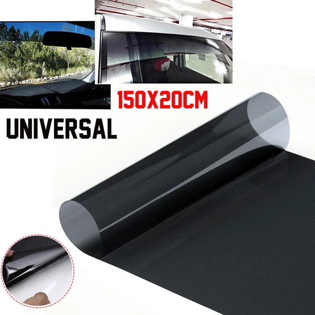 Adesivo parabrezza UV parabrezza anteriore visiera solare a strisce pellicola tinta con raschietto