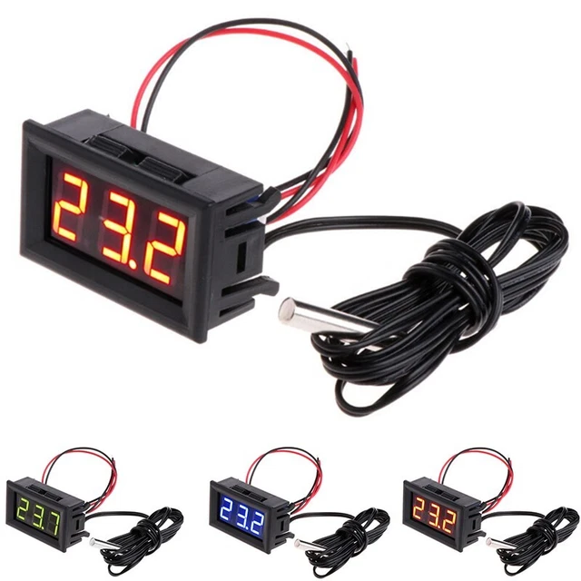 Long Lasting Digital LED Temperature Panel Meter Gauge for Industrial Equipment