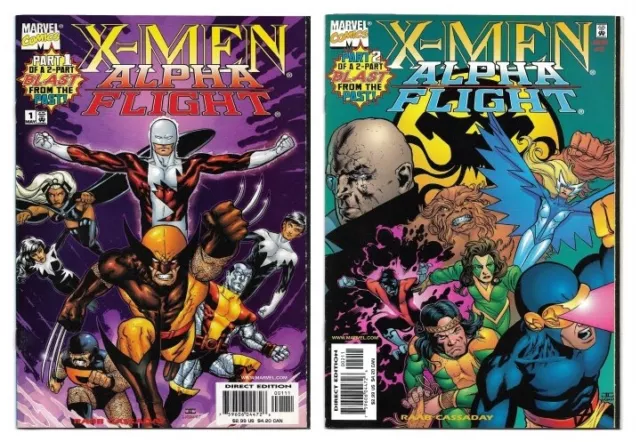 X-Men/Alpha Flight #1-2 (Vol 2) : VF/NM : Complete Set : Baron von Strucker