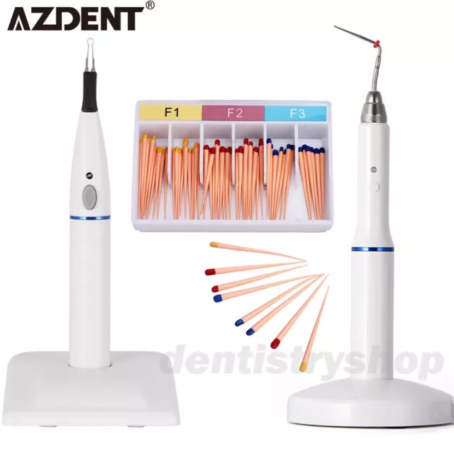 AZDENT Dental Endo Heated Pen/ Tooth Gum Cutter/Gutta Percha Points Tips