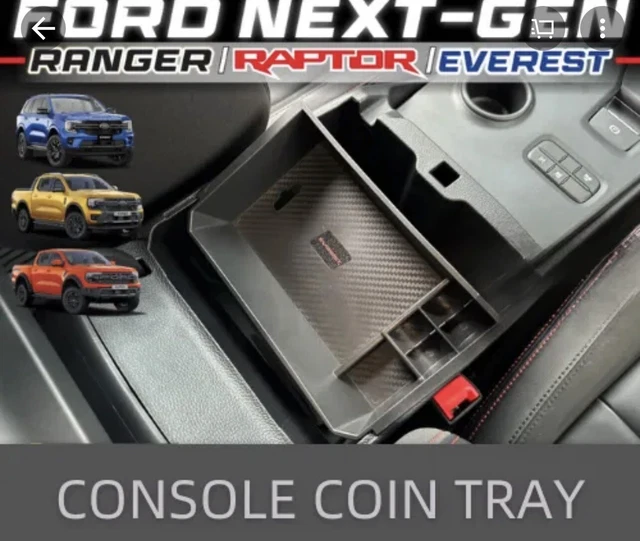 Py Ranger Tray Reverse Camera Next Gen FORD RANGER EVEREST NEXT-Gen 2022-2024 Centre Console Tray $49.99 ...