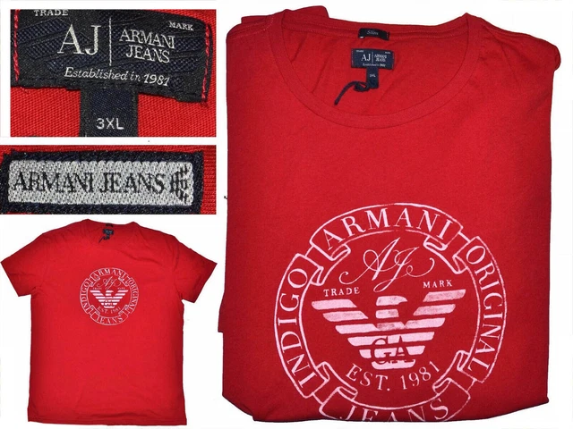 ARMANI T-shirt da uomo 2XL europea *QUI CON SCONTO* AR08 T1P