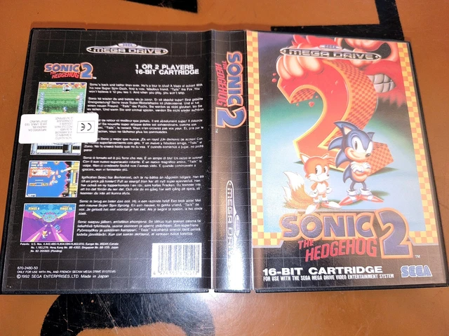 Trader Games - SONIC THE HEDGEHOG SEGA MEGADRIVE (MD) PAL-EURO (COMPLETE - GOOD CONDITION) sur Megadrive