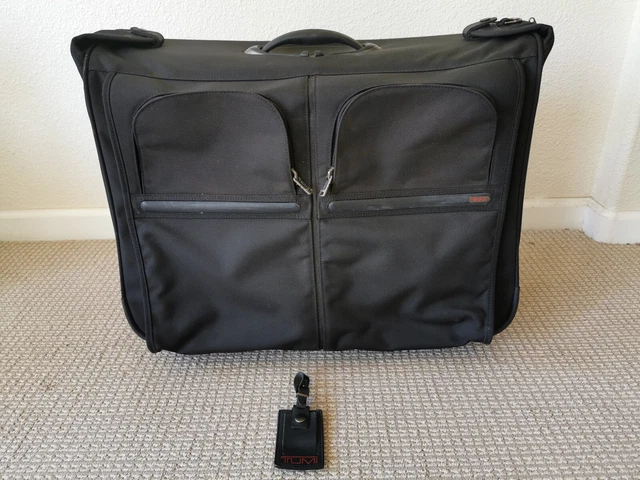 TUMI Black Alpha Ballistic Nylon Long Wheeled Garment Bag Luggage 22031D4 3