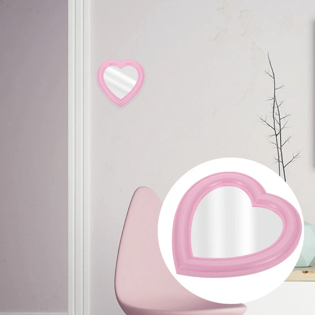 Da appendere a parete piano camera da letto specchio a forma di cuore cosmetico