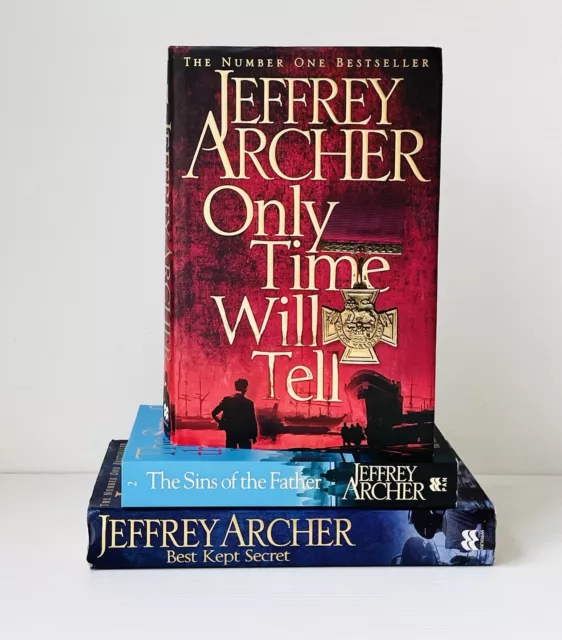 Jeffrey Archer - 3 Book Lot - Clifton Chronicles Books 1/ 2/ 3 - HC & PB G Con