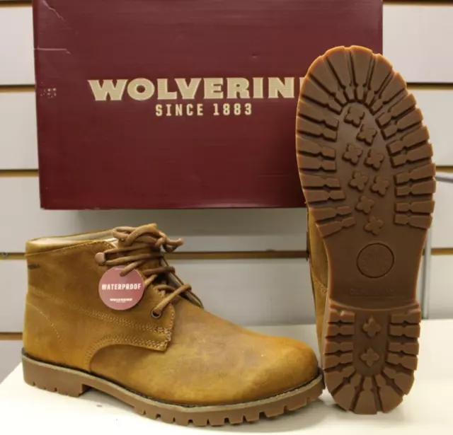 Wolverine heritage cort waterproof leather chukka cheap