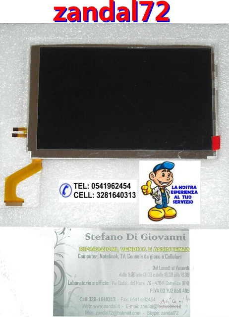 Cover Superiore In Plastica Bianca Per Schermo LCD - Ricambio Per New 3DS, Protezione Riparazione