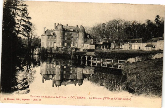 CPA Environs de BAGNOLES-de-l'ORNE - Couterne - Le Chateau (195505)