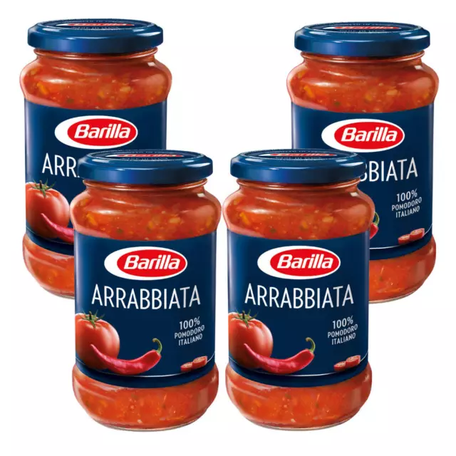 Barilla Pasta Sauce Arrabiata Herbvorragend Pour Nouilles 400g 4er Pack