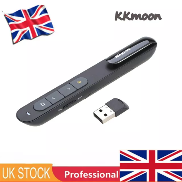 Wireless PPT Presenter Power point Presentation Laser Pointer Clicker Pen